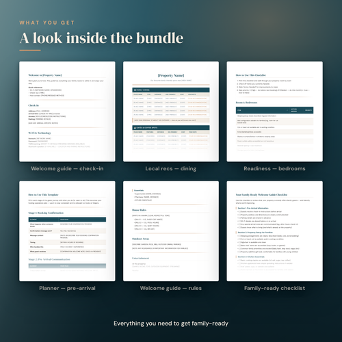 Family-Ready Host Starter Bundle — what's included
