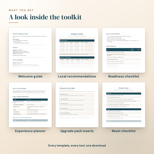 What you get: the seven items in the Complete Toolkit